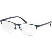 Polo Ralph Lauren Half Rimmed Metal Frame Ph1176 9119 Matt Blue Unisex