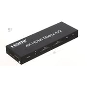 Keendex HD 3D 4K HDMI Splitter with IR Remote Black