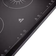 evvoli Induction Hob 2 Burners with 9 Stage Power Settings, Soft Touch Control And Safety Switch - EVKA-IH201B