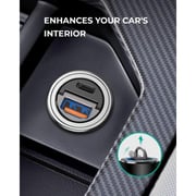 Aukey Dual Port Fast Car Charger Black