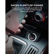 Aukey Dual Port Fast Car Charger Black