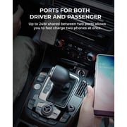 Aukey Dual Port Fast Car Charger Black
