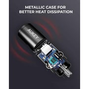 Aukey Dual Port Fast Car Charger Black