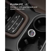 Aukey Dual Port Fast Car Charger Black