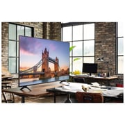 إل جي تلفزيون 70 بوصة ذكي بدقة فائقة الوضوح 4k من سلسلة UP80 بتصميم سينمائي وتشغيل ديناميكي نشط مع تقنية ThinQ للذكاء الصناعي وتقنية webOS