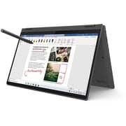 Lenovo Ideapad Flex 5 (2020) 2-in-1 Laptop - AMD Ryzen 5-4500U / 14inch FHD / 512GB SSD / 8GB RAM / Shared AMD Radeon Graphics / Windows 10 Home / English & Arabic Keyboard / Graphite Grey / Middle East Version - [81X2002NAX]