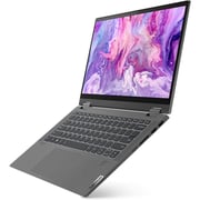 لينوفو IdeaPad Flex 5 81X2002NAX 2 in 1 Laptop - Ryzen 5 2.3 جيجا هرتز 8 جيجا بايت 512 جيجا بايت مشترك Win10Home 14 بوصة FHD رمادي جرافيت لوحة مفاتيح باللغتين الإنجليزية والعربية