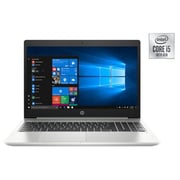 HP ProBook (2019) Laptop - 10th Gen / Intel Core i5-10210U / 15.6inch FHD / 256GB SSD / 8GB RAM / Windows 10 Pro / English & Arabic Keyboard / Silver - [450 G7]