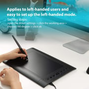 Huion H610 Pro V2 Graphics Drawing Pen Tablet Black
