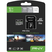 PNY Elite Pro Micro SDXC Memory Card 1TB Grey/Black PSDU1TBV32100P