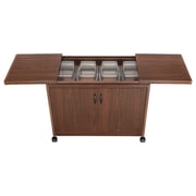 Wolf Power Freestanding 4 Dish Food Warmer Trolley WPS6242DB