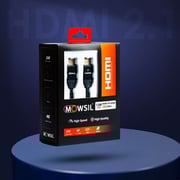 كابل 2.1 Hdmi إلى Hdmi بدقة 8k من موسل، كابل فيديو Hdmi فائق السرعة 48 جيجابايت في الثانية