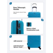 Parajohn Travel Luggage Suitcase Set Of 3 - Trolley Bag, Carry On Hand Cabin Luggage Bag - Lightweight Travel Bags With 360 Durable 4 Spinner Wheels - Hard Shell Luggage Spinner - (20'', ,24'', 28'')navy Blue