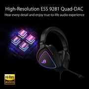 Asus 90YH02K0-B2UA00 ROG Delta S Wired On Ear Gaming Headset Black