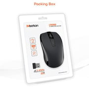 Meetion Wireless Mouse 4 Buttons Black