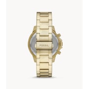 Fossil Men's Bannon Multifunction Gold-tone Stainless Steel Watch Bq2493