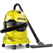 Karcher Wet & Dry Multipurpose Vacuum Cleaner Yellow WD 4 Premium