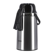 RoyalFord Delcasa Airpot Glass Vacuum Flask Silver/black