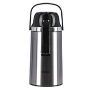 RoyalFord Delcasa Airpot Glass Vacuum Flask Silver/black