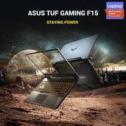 لاب توب الألعاب أسوس TUF Gaming F15 FX506LH-HN002T - Core i5 2.5GHz 8GB 512GB 4GB Win10Home 15.6inch FHD Fortress Grey NVIDIA GeForce GTX 1650