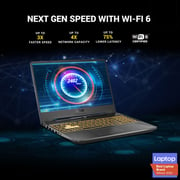 لاب توب الألعاب أسوس TUF Gaming F15 FX506LH-HN002T - Core i5 2.5GHz 8GB 512GB 4GB Win10Home 15.6inch FHD Fortress Grey NVIDIA GeForce GTX 1650