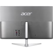 Acer Aspire C24 (2020) Desktop - 11th Gen / Intel Core i7-1165G7 / 23.8inch FHD / 16GB RAM / 1TB HDD + 256GB SSD / 2GB NVIDIA GeForce MX450 Graphics / Windows 10 Home / English & Arabic Keyboard / Silver / Middle East Version - [C24-1651]