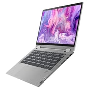 Lenovo Flex 5 82HU008DAX 2-in-1 Laptop - Ryzen 3 2.6GHz 4GB 128GB Win10 14inch FHD Grey Arabic/English Keyboard