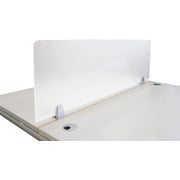 Mahmayi Desk Privacy Divider Office Divider Partition Desk Separator Panel 140x40cm White