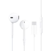 Wiwu EB303 Wired In Ear Earbuds White