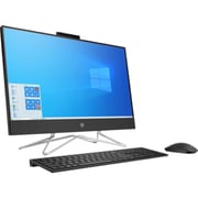 HP (2020) All-in-One Desktop - 11th Gen / Intel Core i5-1135G7 / 23.8inch FHD / 512GB SSD / 8GB RAM / Shared Intel Iris X Graphics / Windows 10 Home / English & Arabic Keyboard / Jet Black / Middle East Version - [24-DF1013NE]