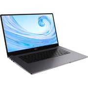 Huawei MateBook D15 (2019) Laptop - 10th Gen / Intel Core i3-10110U / 15.6inch FHD / 8GB RAM / 256GB SSD / Shared Intel UHD Graphics 620 / Windows 10 Home / English & Arabic Keyboard / Space Grey / Middle East Version - [BOHRB-WAI9A]