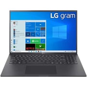 LG gram Laptop - 11th Gen Core i7 2.8GHz 16GB 1TB Win10 16inch WQXGA Black English/Arabic Keyboard 16Z90P-G.AA79E1