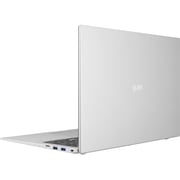 LG Gram 17 (2020) Laptop - 11th Gen / Intel Core i7-1165G7 / 17inch WQXGA / 16GB RAM / 1TB SSD / Shared Intel Iris X Graphics / Windows 10 Home / English & Arabic Keyboard / Silver / Middle East Version - [17Z90P-G.AA78E1]