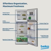 Beko Top Mount Refrigerator 409 Litres RDNT401XS