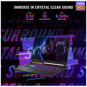 Asus G713IH-HX014T Gaming Laptop - Ryzen 7 2.9GHz 16GB 1TB 4GB Win10 15.6inch FHD Grey NVIDIA GeForce GTX 1650 English/Arabic Keyboard