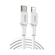 Rock Z18 20w 1m 2m Charging Line Mobile Fast Phone Usb C Cable De Carga Pd Type C Quick Data Cables For Iphone 12 Pro Max 1meter White