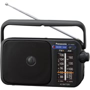 Panasonic RF-2400D Panasonic RF-2400D Portable Radio AM/FM 2Band Receiver Black - Black (Pack of1)