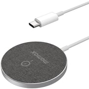 Momax Q.mag Magnetic Wireless Charger Compatible With Magsafe For Iphone 12 And Also Universal Qi Wireless Charge Compatible Devices - Dark Gray