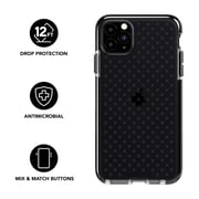Tech21 Evo Check For Iphone 11 Pro Case/cover - Smokey/black - Antimicrobial Properties With 12ft Drop Protection