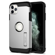 Spigen Tough Armor Designed For Iphone 11 Pro Case Cover - Satin Silver