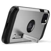 Spigen Tough Armor Designed For Iphone 11 Pro Case Cover - Satin Silver