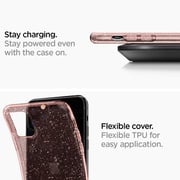 Spigen Liquid Crystal Glitter Designed For Iphone 11 Pro Case/cover - Rose Quartz