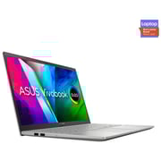 Asus Vivobook 15 OLED Laptop - 11th Gen Core i5 2.4GHz 8GB 512GB 2GB Win10 15.6inch OLED FHD Silver English/Arabic Keyboard K513EQ OLED005T (2021) Middle East Version