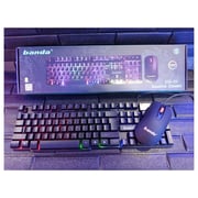 Banda Km-99 Gaming Combo Rain Bow Back Lit Wired Mouse And Keyboard