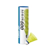 Yonex Mavis 600 Yellow Middle Blue Cap Shuttlecock Pk Of 6
