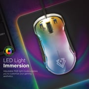 Vertux Phoenix Professional LumiFlux Gaming Mouse Black