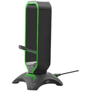 Vertux Extent 3-in-1 Mouse Bungee With Headphone Stand And USB Hub Black