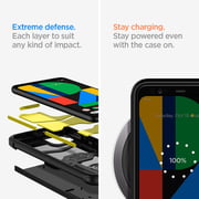 Spigen Tough Armor Designed For Google Pixel 4 Xl Case/cover With Extreme Impact Foam - Black