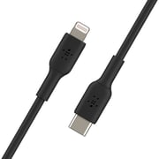 كابل لايتنيج إلى USB نوع C طوله 1متر - أسود من بيلكين