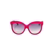 Italia Independent Women's Cat Eye Shape Pink Velvet With Brown Frame 0092v.018.000